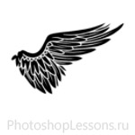 Кисти в виде крыльев ангела для Фотошопа - кисть 10