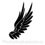 Кисти в виде крыльев ангела для Фотошопа - кисть 14