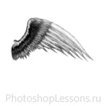 Кисти в виде крыльев ангела для Фотошопа - кисть 19