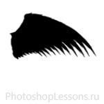 Кисти в виде крыльев ангела для Фотошопа - кисть 21