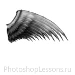 Кисти в виде крыльев ангела для Фотошопа - кисть 22