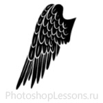 Кисти в виде крыльев ангела для Фотошопа - кисть 5
