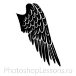 Кисти в виде крыльев ангела для Фотошопа - кисть 6