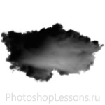 Кисти в виде облаков для Фотошопа - кисть 11