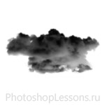 Кисти в виде облаков для Фотошопа - кисть 14
