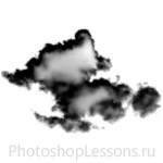 Кисти в виде облаков для Фотошопа - кисть 15