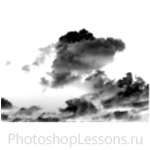 Кисти в виде облаков для Фотошопа - кисть 6