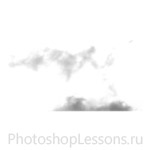 Кисти в виде облаков для Фотошопа - кисть 9