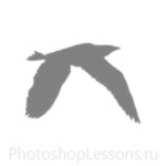 Кисти в виде силуэтов птиц для Фотошопа - кисть 59