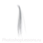 Кисти в виде волос для Фотошопа - кисть 11