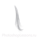 Кисти в виде волос для Фотошопа - кисть 22