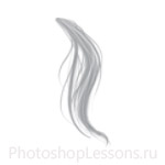 Кисти в виде волос для Фотошопа - кисть 3
