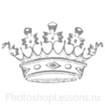 Кисти: короны для Фотошопа - кисть 76