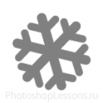 Кисти: снежинки для Фотошопа - кисть 1