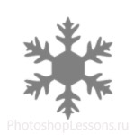 Кисти: снежинки для Фотошопа - кисть 15