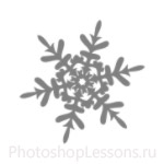 Кисти: снежинки для Фотошопа - кисть 16