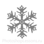 Кисти: снежинки для Фотошопа - кисть 19