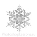 Кисти: снежинки для Фотошопа - кисть 38