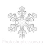 Кисти: снежинки для Фотошопа - кисть 41