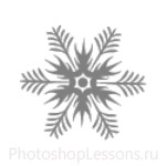 Кисти: снежинки для Фотошопа - кисть 44