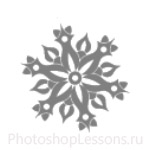 Кисти: снежинки для Фотошопа - кисть 46