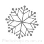 Кисти: снежинки для Фотошопа - кисть 48
