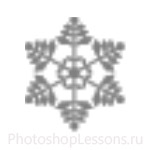 Кисти: снежинки для Фотошопа - кисть 51