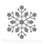 Кисти: снежинки для Фотошопа - кисть 53