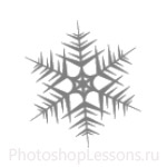 Кисти: снежинки для Фотошопа - кисть 55