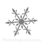 Кисти: снежинки для Фотошопа - кисть 62