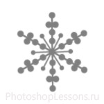 Кисти: снежинки для Фотошопа - кисть 9