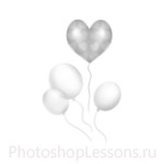 Кисти: воздушные шарики для Фотошопа - кисть 15