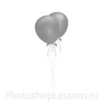 Кисти: воздушные шарики для Фотошопа - кисть 19